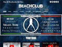 Tablet Screenshot of beachclub-records.com